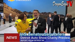 Conversation with U.S. Senator Gary Peters at Detroit Auto Show Charity Preview