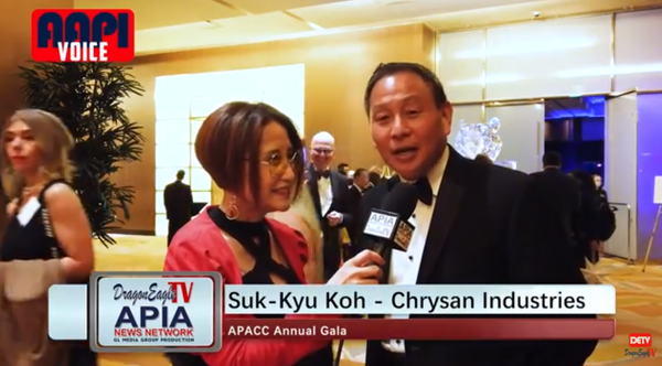 Chrysan Chairman Suk Kyu Koh at 21st APACC Annual Gala